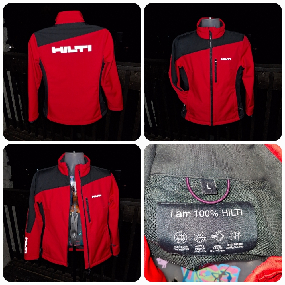 NWOT Hilti Windstopper Softshell Jacket Size Womens Large